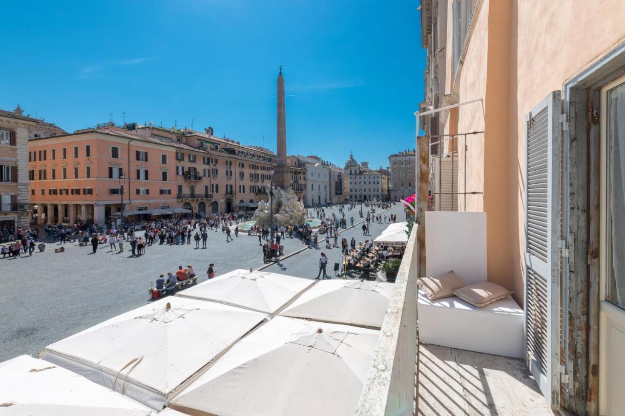 New! Amazing Piazza Navona View Apartment Roma Exterior foto
