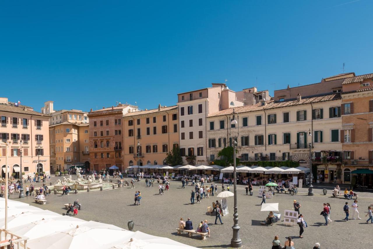 New! Amazing Piazza Navona View Apartment Roma Exterior foto