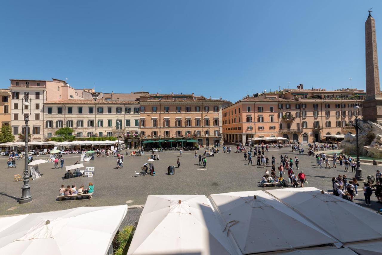 New! Amazing Piazza Navona View Apartment Roma Exterior foto
