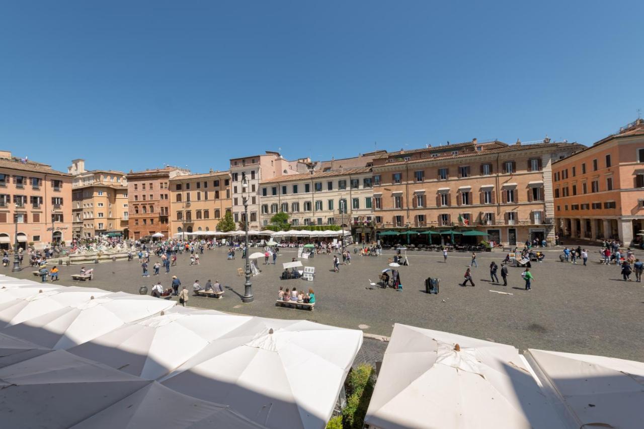 New! Amazing Piazza Navona View Apartment Roma Exterior foto