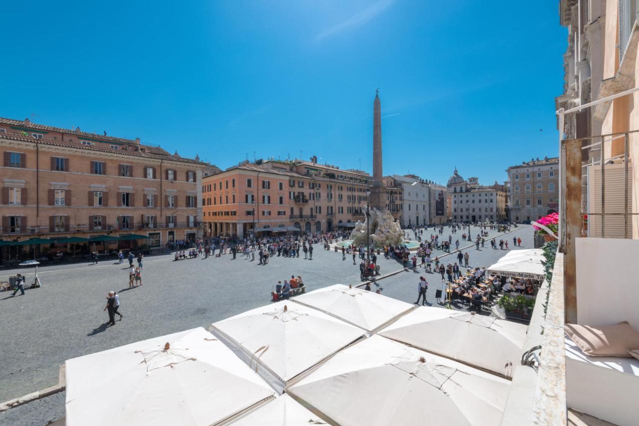 New! Amazing Piazza Navona View Apartment Roma Exterior foto