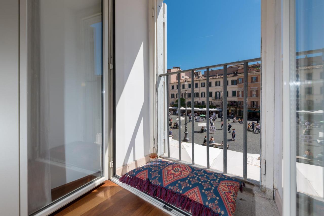 New! Amazing Piazza Navona View Apartment Roma Exterior foto