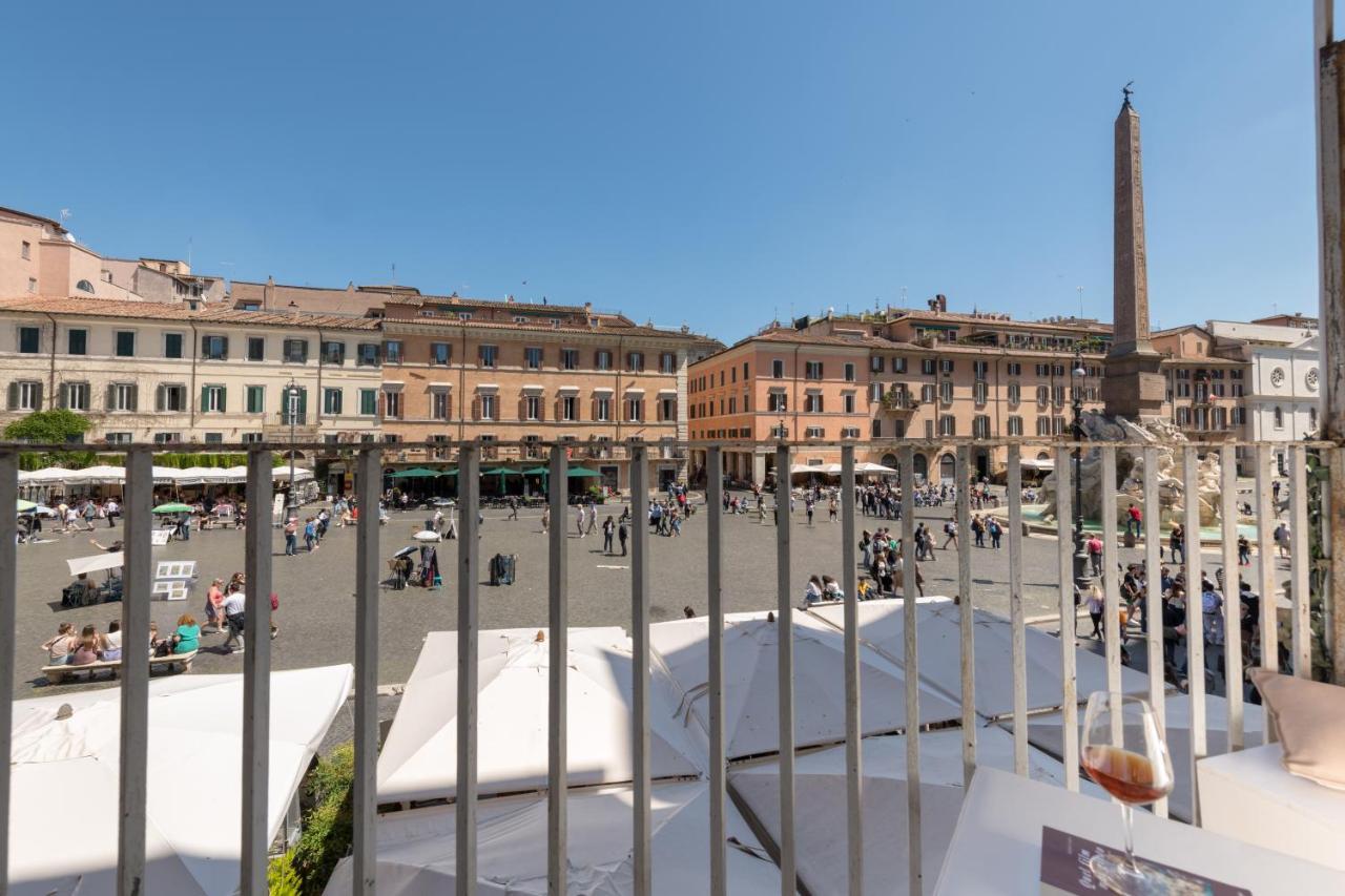 New! Amazing Piazza Navona View Apartment Roma Exterior foto