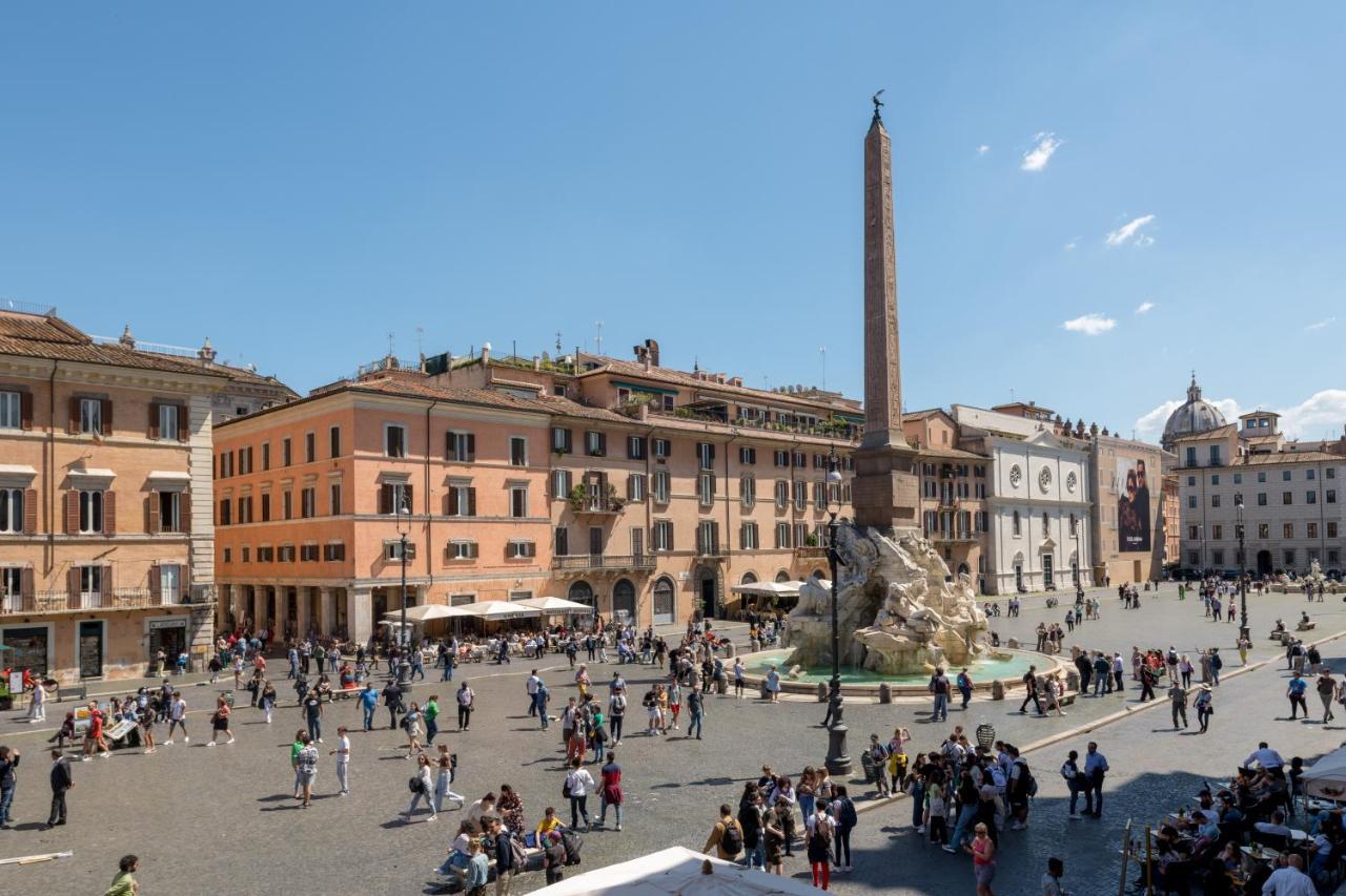 New! Amazing Piazza Navona View Apartment Roma Exterior foto