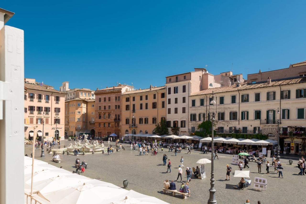 New! Amazing Piazza Navona View Apartment Roma Exterior foto
