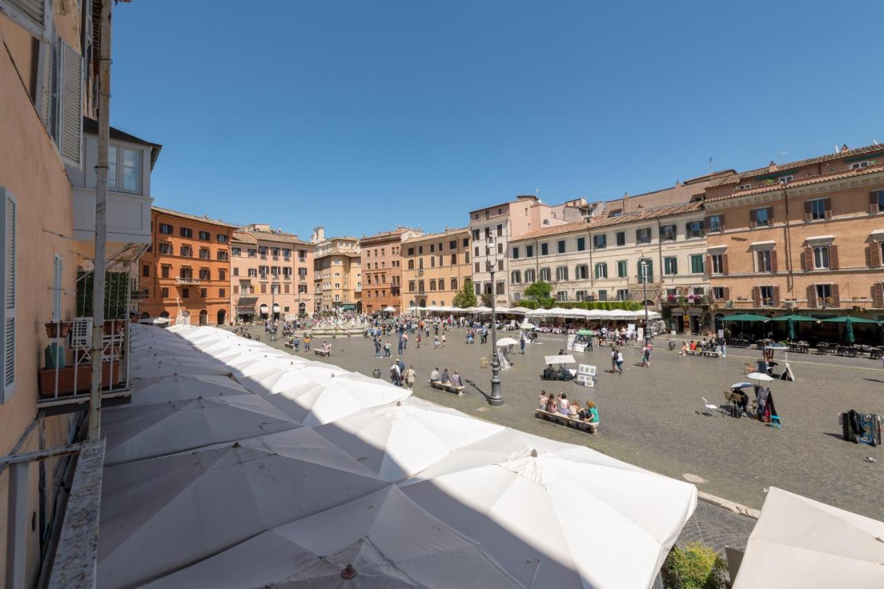 New! Amazing Piazza Navona View Apartment Roma Exterior foto